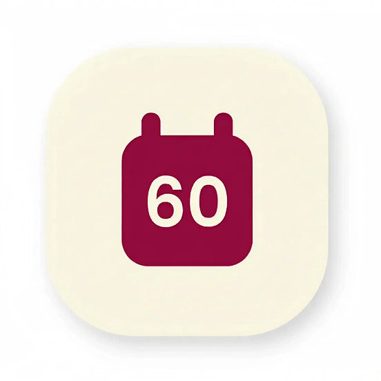 60 day guarantee icon