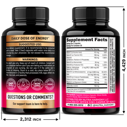 Vitamin B Complex for Men & Women