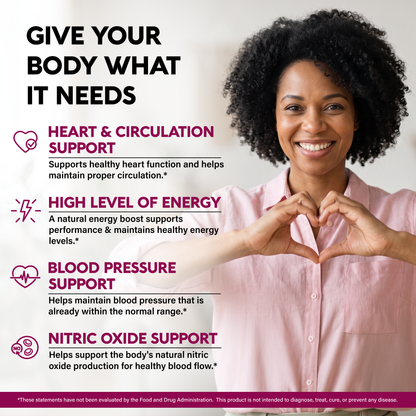 Beet Root Gummies 500mg - Blood Pressure Supplement - Sugar-Free, 60pcs