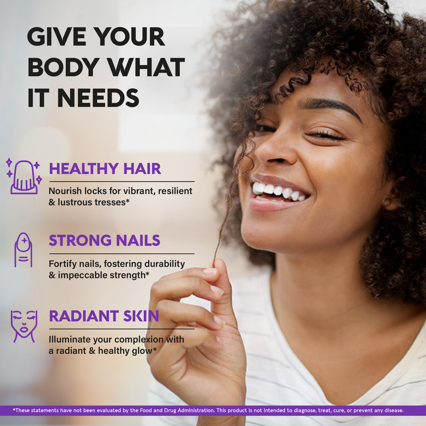 Biotin Collagen & Keratin | Hair Skin & Nails Vitamins