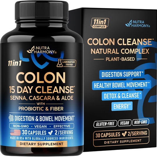 15-Day Colon Cleanse Complex for Women & Men with Probiotics & Fiber