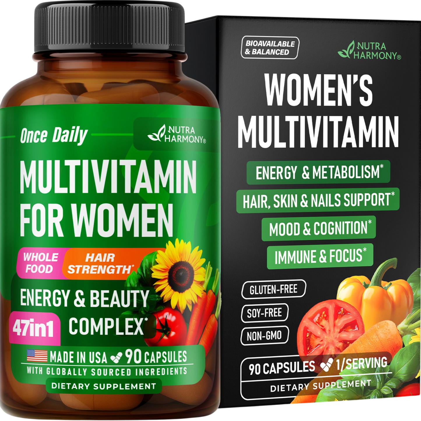 Multivitamin for Women: 47-in-1 Complex