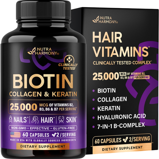 Biotin Vitamins with Collagen & Keratin