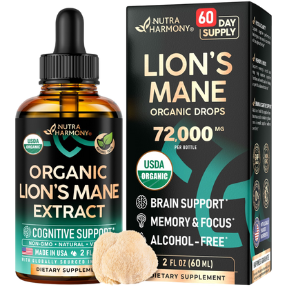 Lion's Mane USDA Organic Drops
