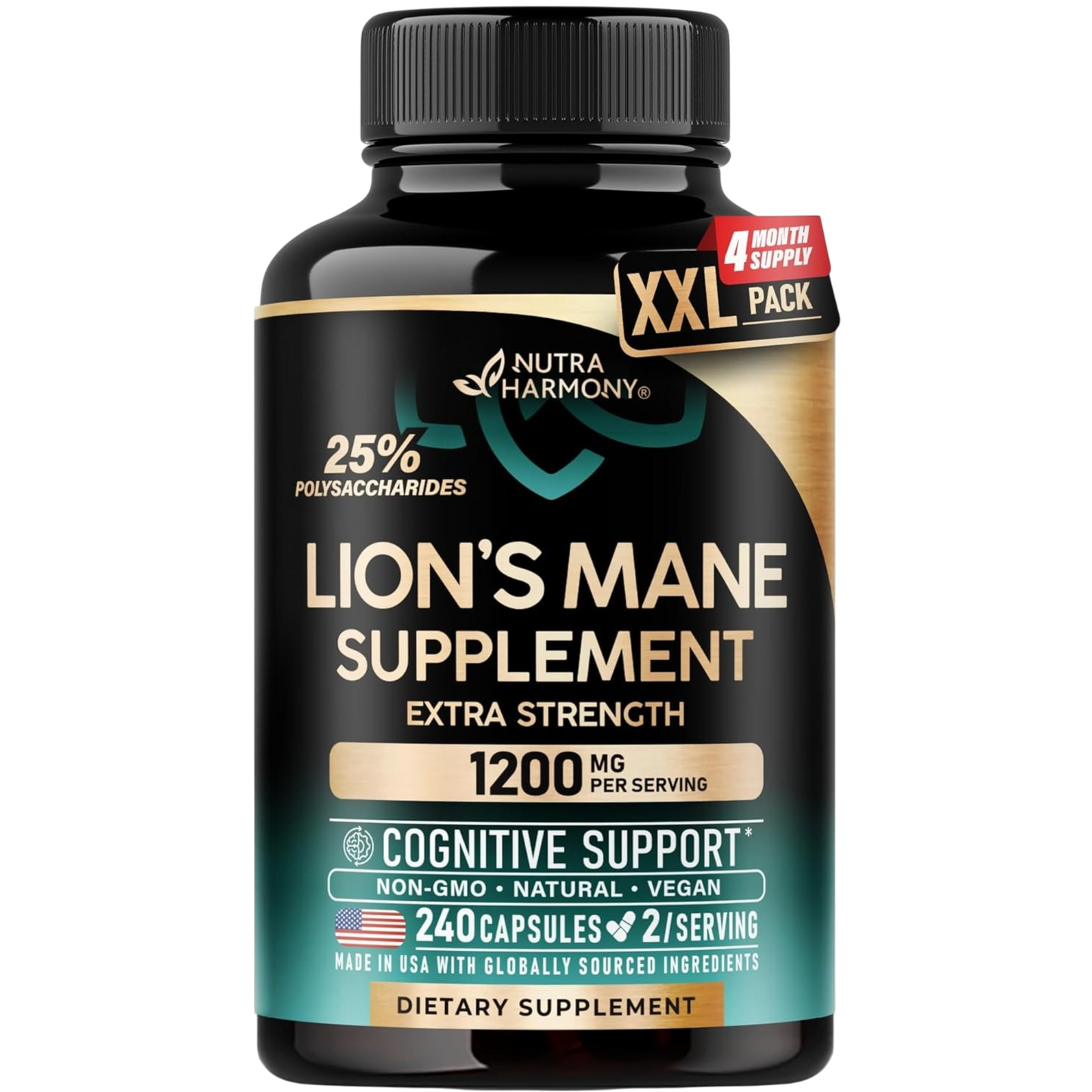 Lion's Mane Supplement Capsules