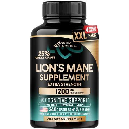 Lion's Mane Supplement Capsules