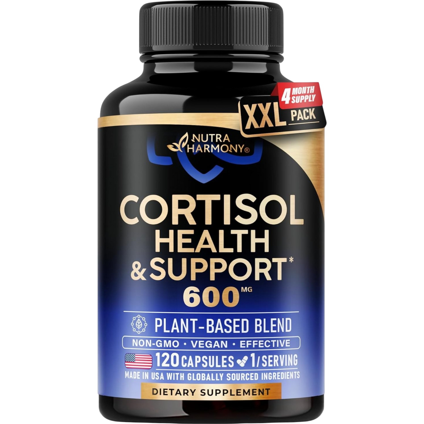 Cortisol Supplement - 11-in-1 Hormone Balance for Women
