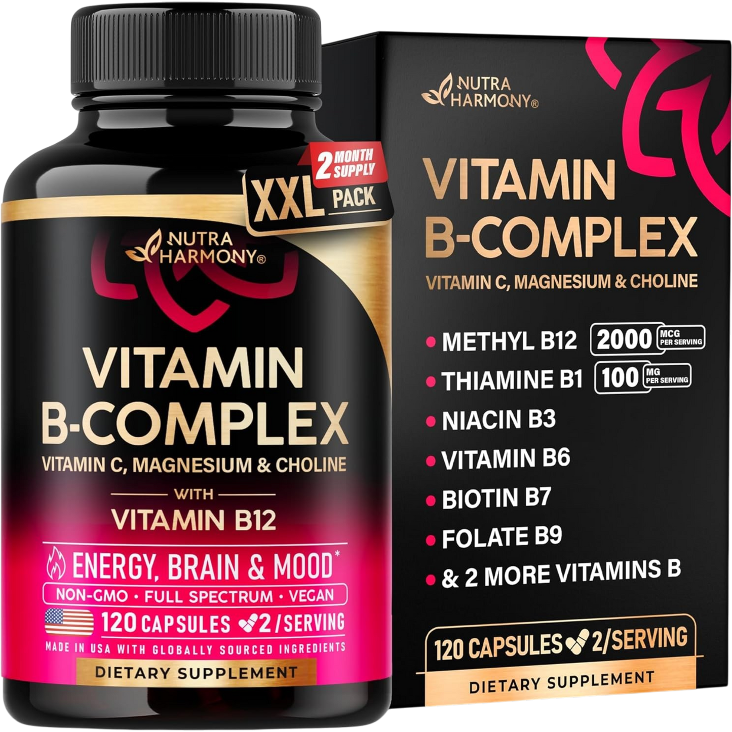 Vitamin B Complex for Men & Women
