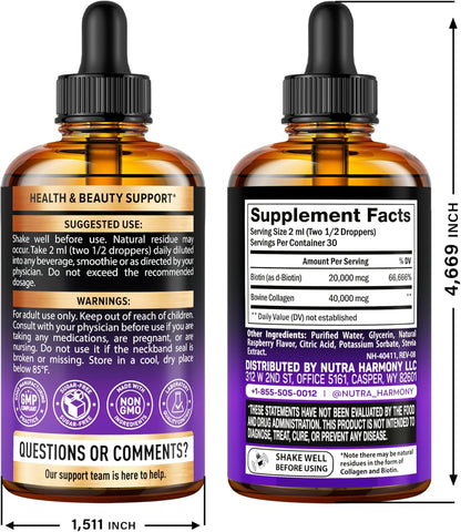 Liquid Biotin & Collagen