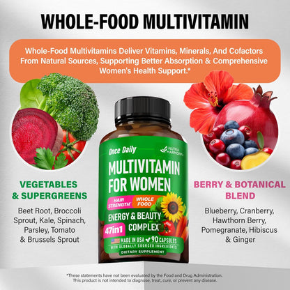 Multivitamin for Women: 47-in-1 Complex