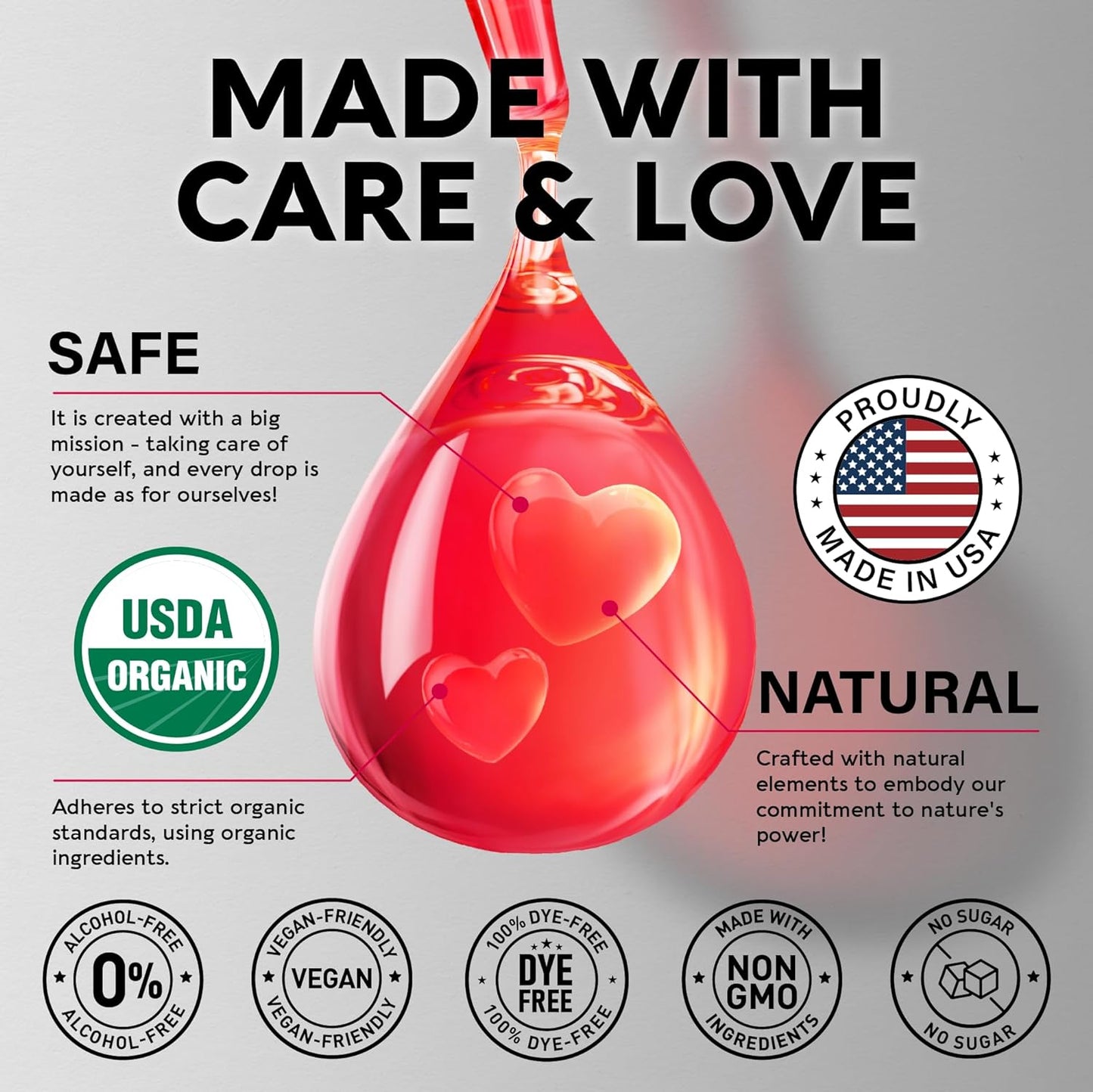 USDA Organic Vitamin B12 Liquid Drops at Methylcobalamin Form