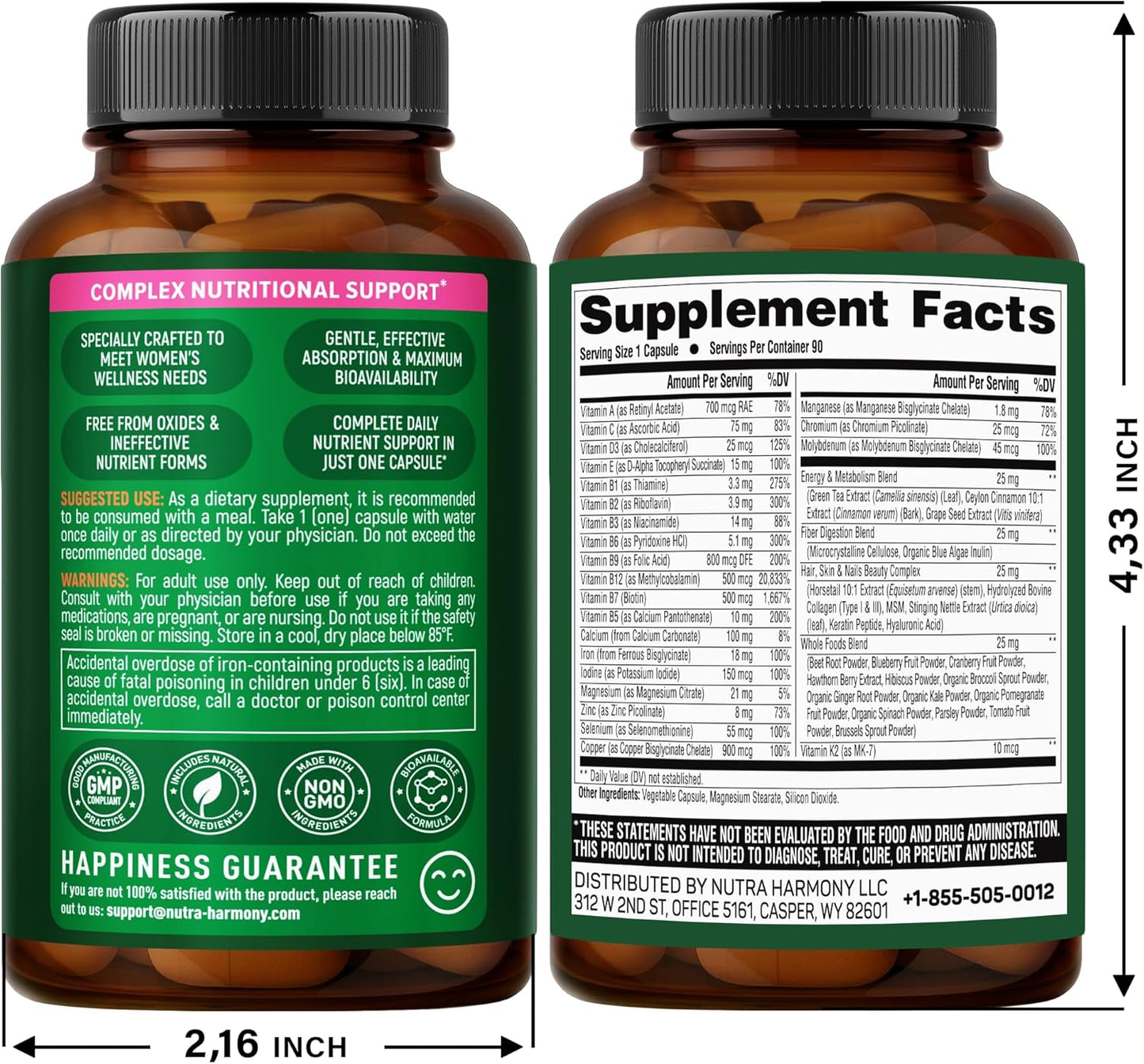 Multivitamin for Women: 47-in-1 Complex