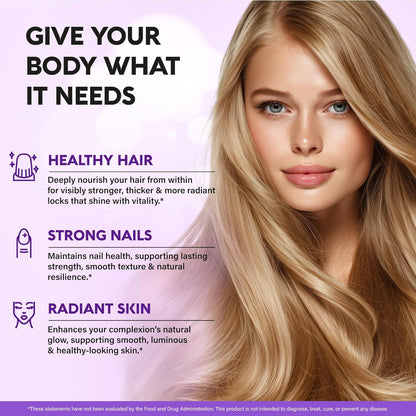 Pharmaceutical Grade Biotin 10,000 & Silica Softgels