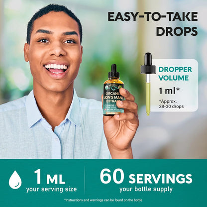 Lion's Mane USDA Organic Drops