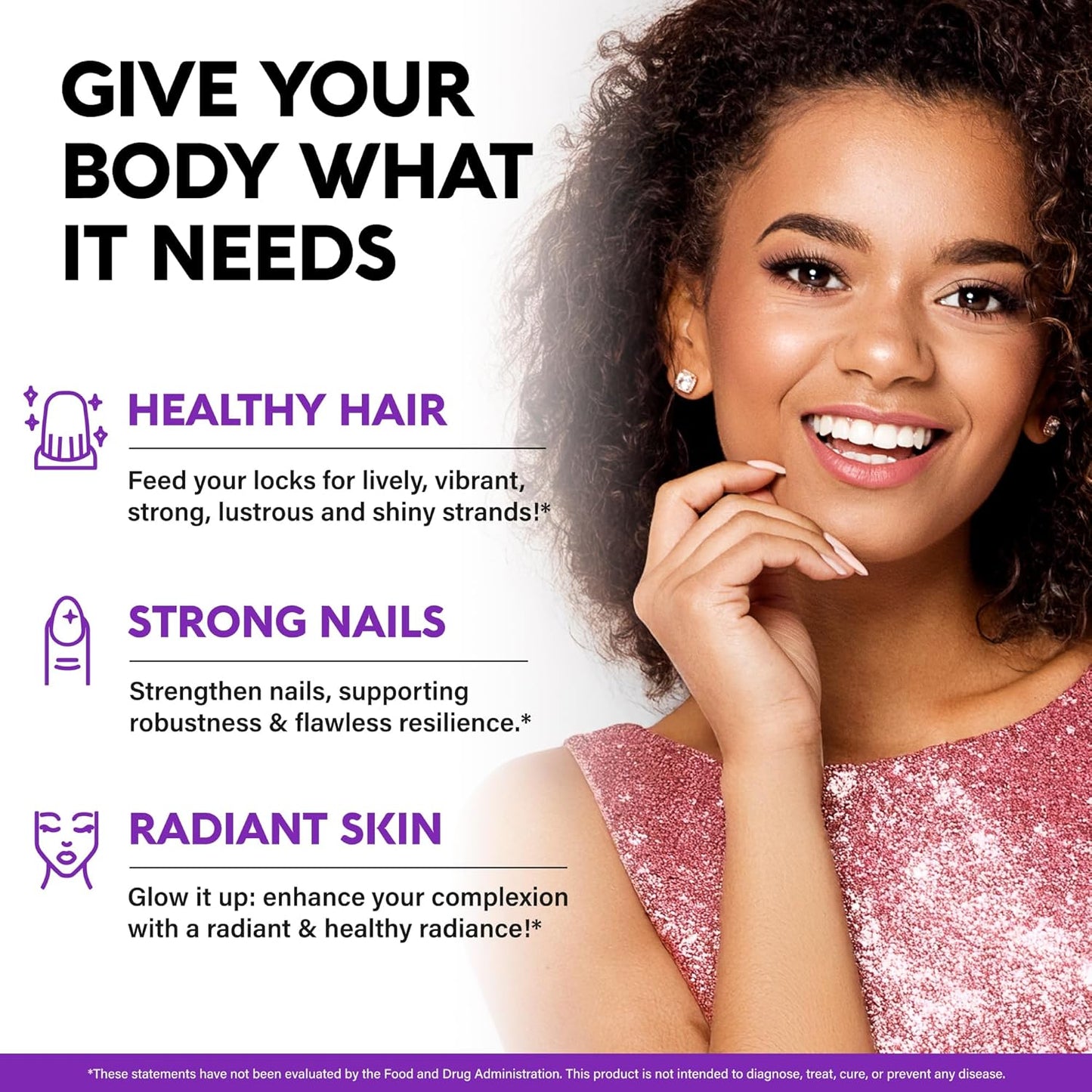 Biotin, Collagen & Keratin | Hair, Skin & Nails Gummies