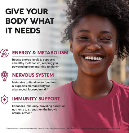 Vitamin B Complex for Men & Women