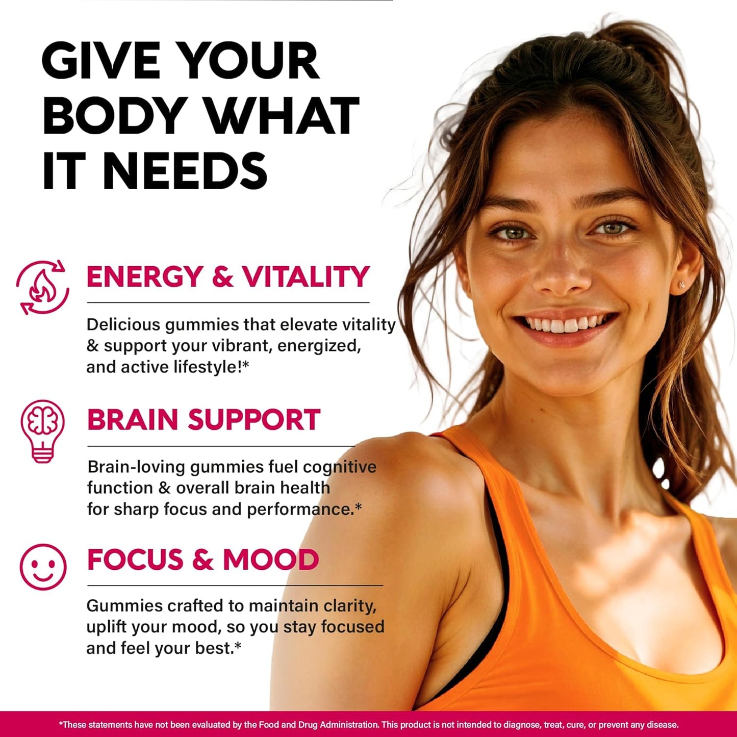 Sugar-free Vitamin B-Complex Gummies with Vitamin B12