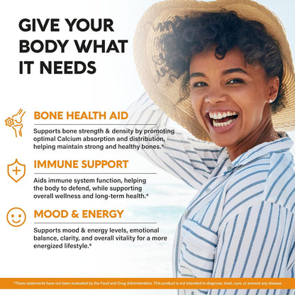 Vitamin D3+K2 with Magnesium, Zinc & Vitamin C & B12