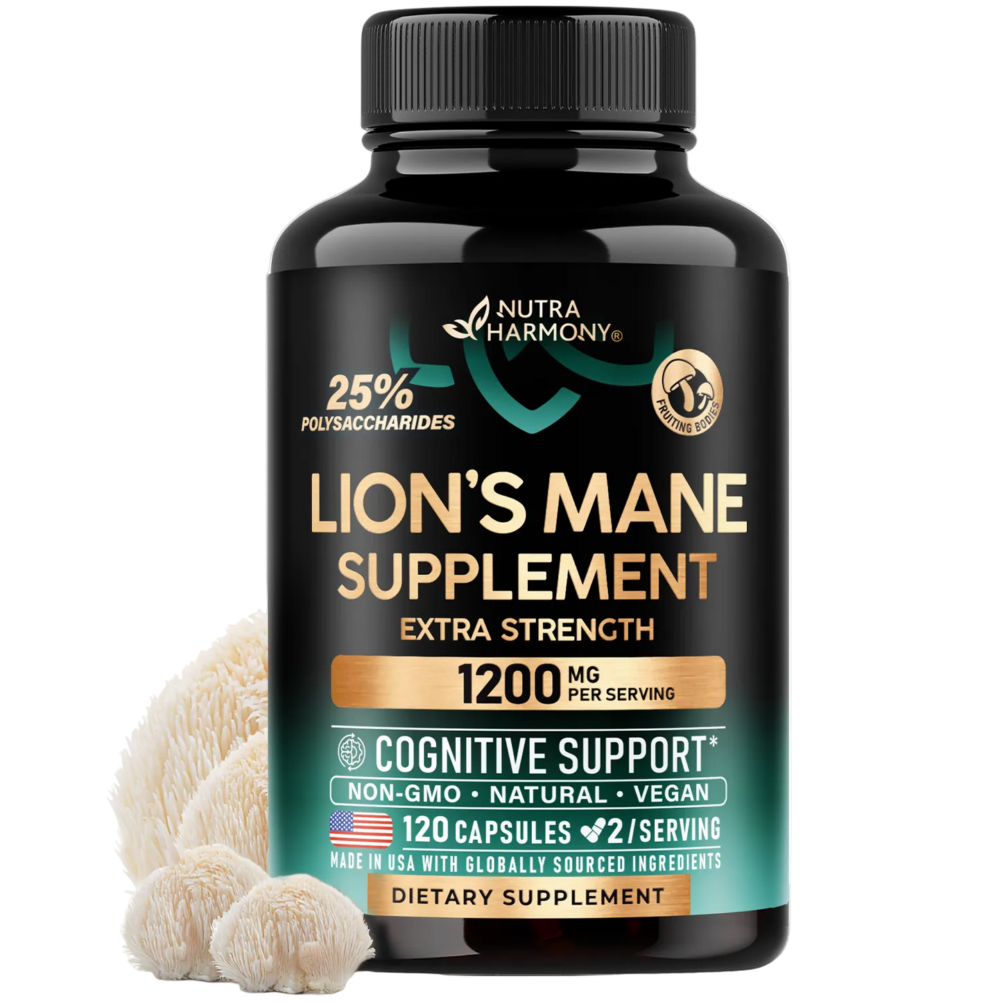 Lion's Mane Supplement Capsules