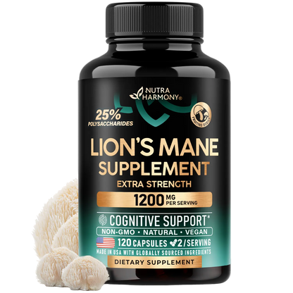 Lion's Mane Supplement Capsules