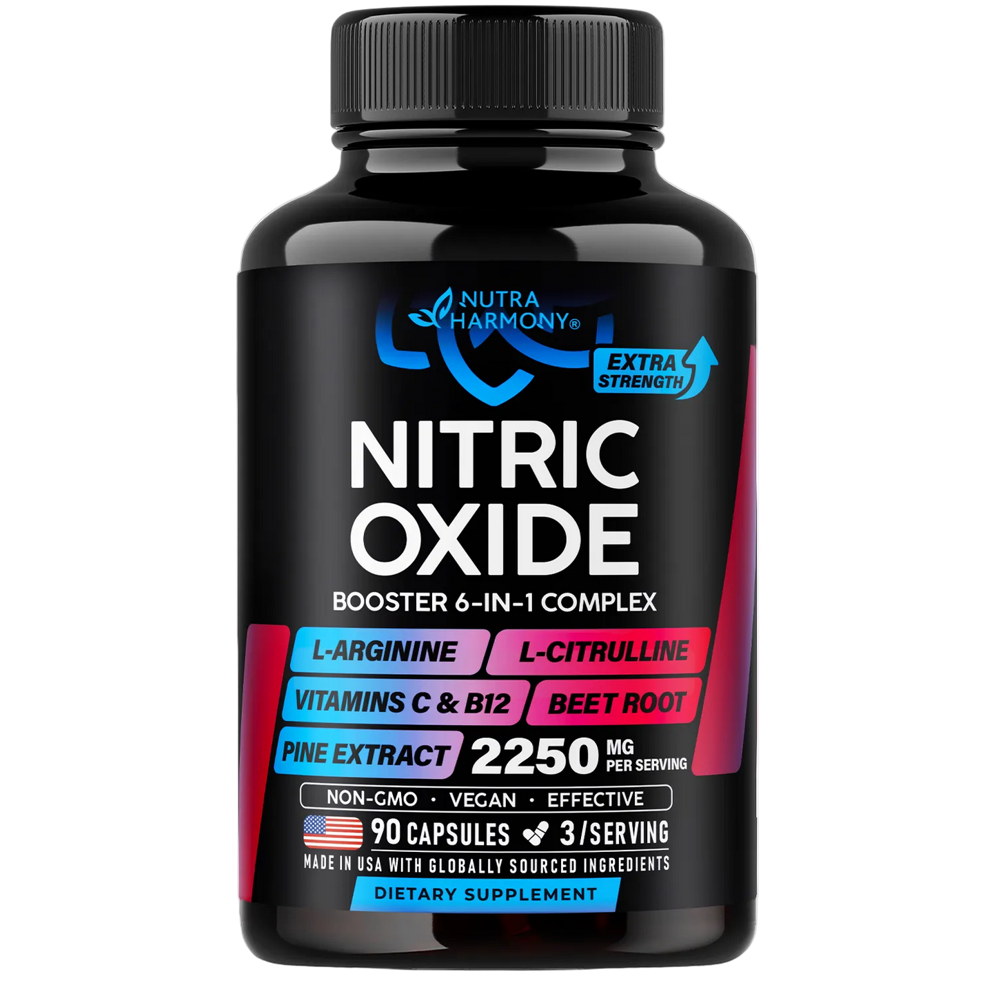 Nitric Oxide Booster Supplement: 6-in-1 complex