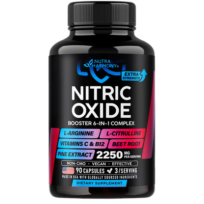 Nitric Oxide Booster Supplement: 6-in-1 complex