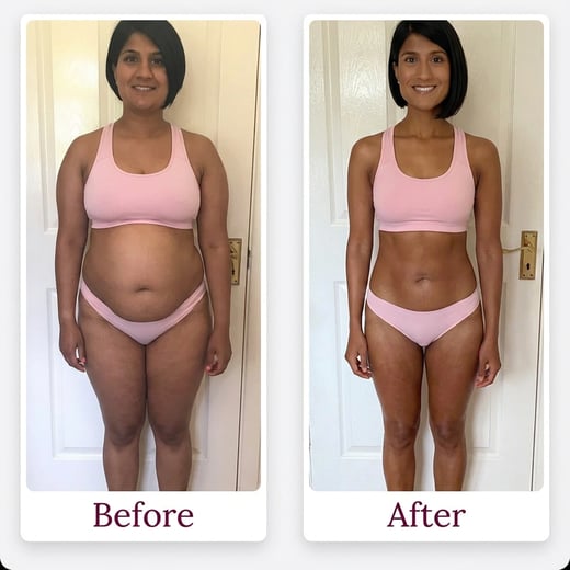 Before and after photo