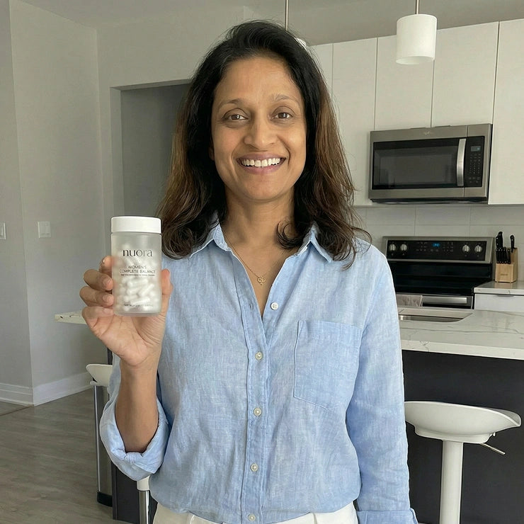 Cassandra Hayes holding Nuora