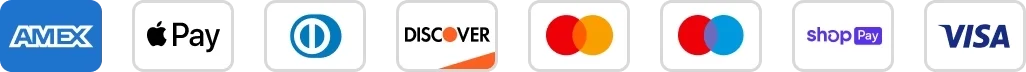 Visa, Mastercard, Amex, Discover, PayPal